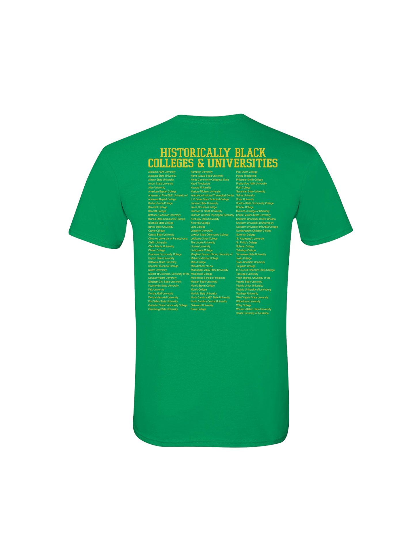 HBCU IRISH GREEN W/GOLD