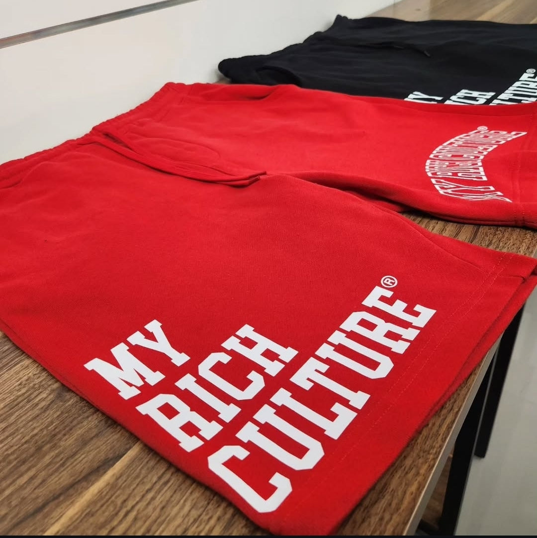 Jogger Fleece Shorts (RED)