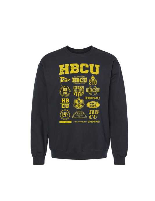 HBCU BLACK CREW W/GOLD