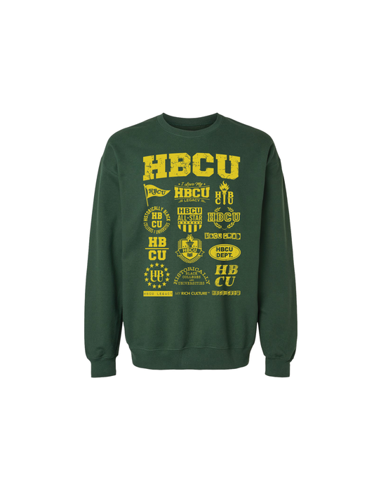 HBCU FOREST CREW W/GOLD