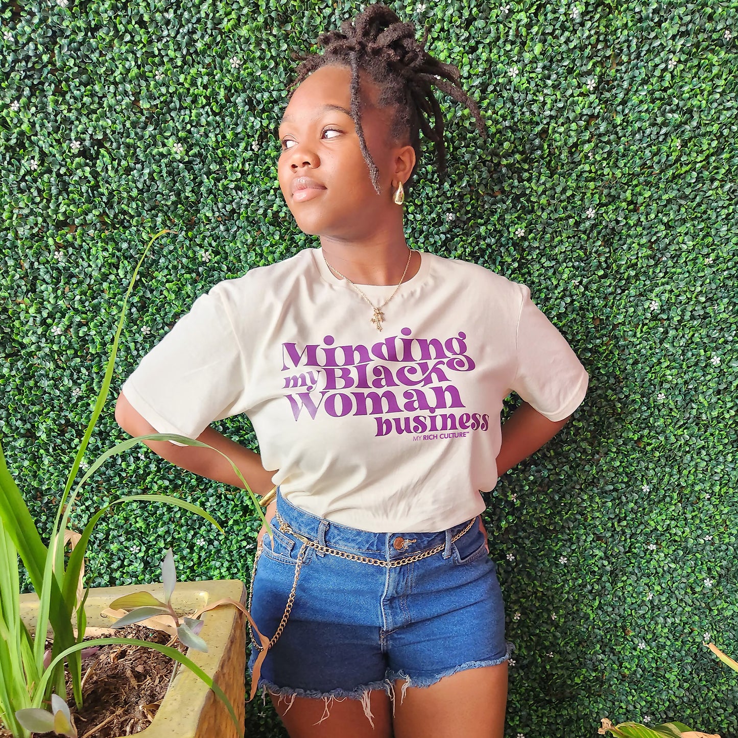 MINDING MY BLACK WOMAN BUSINESS-NATURAL